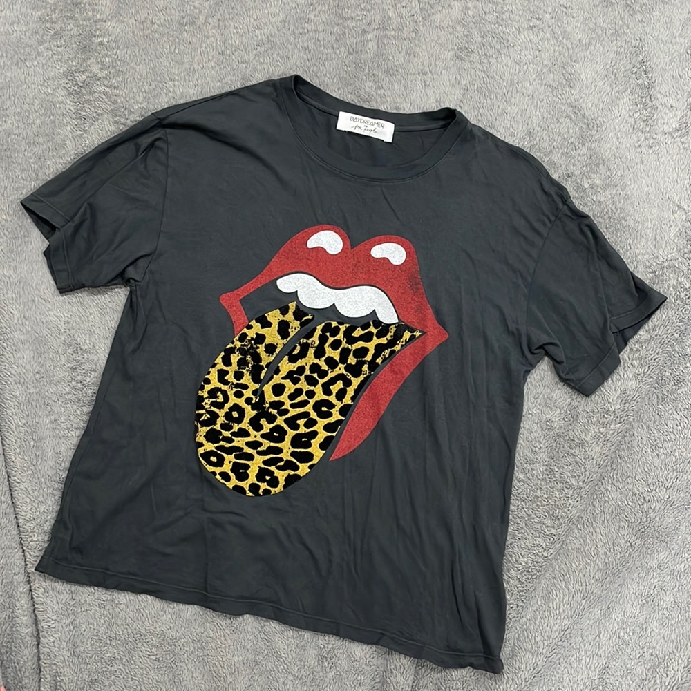 Freepeople Rolling Stones shirt XS